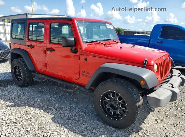 1C4BJWDG3GL155747 2016 JEEP WRANGLER Red Przód prawy