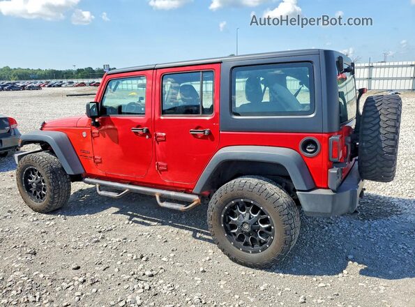 1C4BJWDG3GL155747 2016 JEEP WRANGLER Red Tył lewy