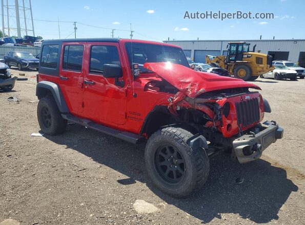 1C4BJWDG3GL255928 2016 JEEP WRANGLER Red Առջևի աջ