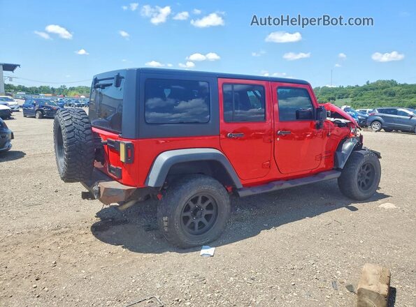 1C4BJWDG3GL255928 2016 JEEP WRANGLER Red Հետևի աջ