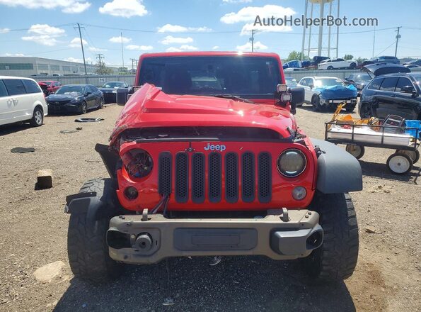 1C4BJWDG3GL255928 2016 JEEP WRANGLER Red Դիմացի տեսք
