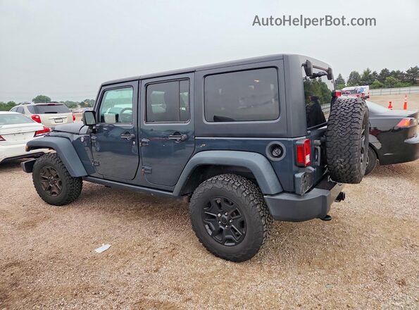 1C4BJWDG4GL216023 2016 JEEP WRANGLER Gray Rear left