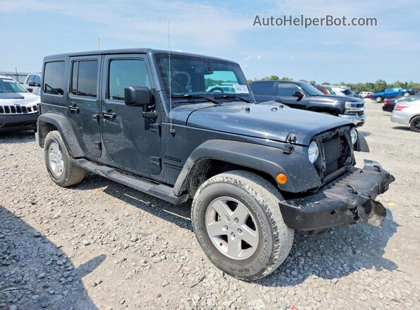 1C4BJWDG4GL285598 2016 JEEP WRANGLER Серый Передняя правая четверть