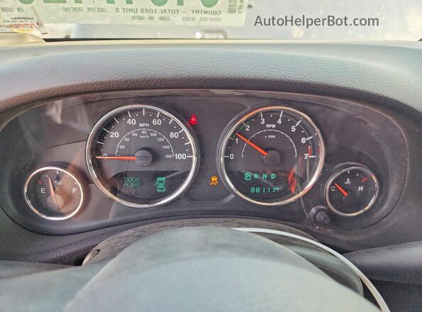 1C4BJWDG4GL285598 2016 JEEP WRANGLER Серый Вид щитка приборов