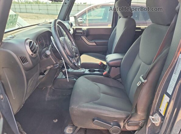 1C4BJWDG4GL285598 2016 JEEP WRANGLER Серый Вид салона спереди
