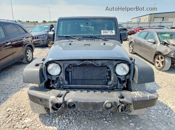 1C4BJWDG4GL285598 2016 JEEP WRANGLER Серый Вид спереди