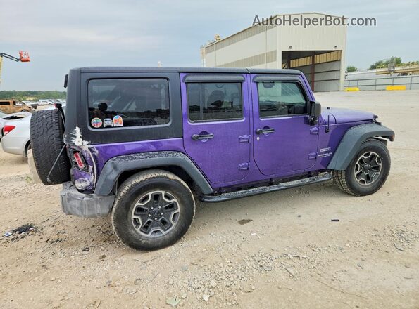1C4BJWDG4HL671343 2017 JEEP WRANGLER Purple Tył prawy
