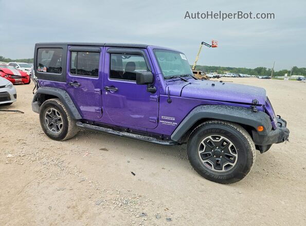 1C4BJWDG4HL671343 2017 JEEP WRANGLER Purple Przód prawy