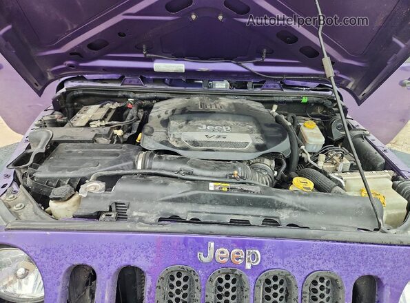 1C4BJWDG4HL671343 2017 JEEP WRANGLER Purple Widok wnętrza z tyłu