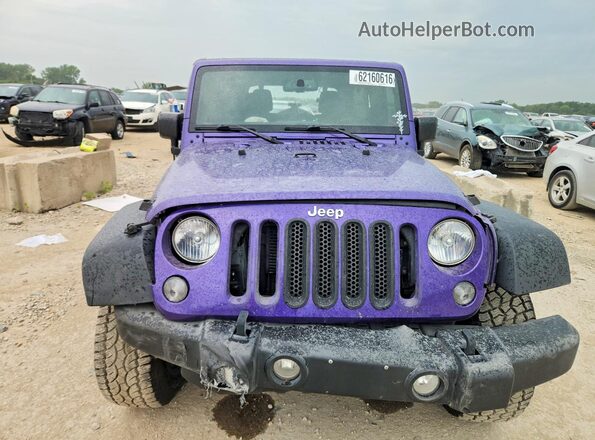 1C4BJWDG4HL671343 2017 JEEP WRANGLER Purple Widok z przodu