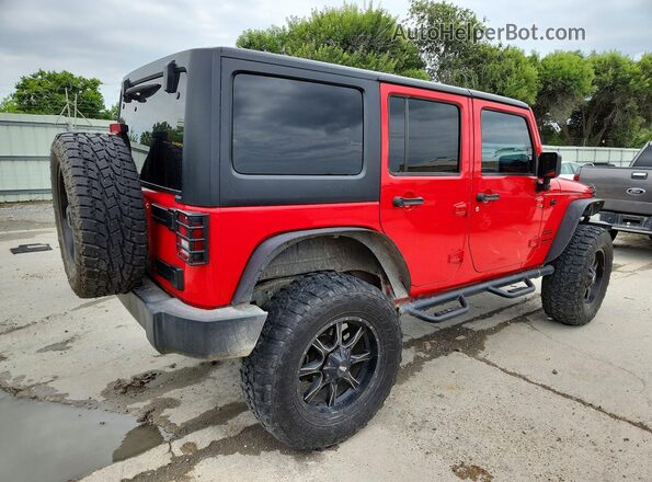 1C4BJWDG4HL684495 2017 JEEP WRANGLER Red Trasero derecho
