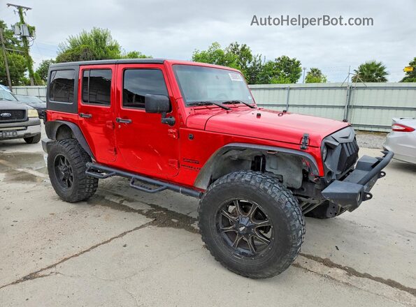 1C4BJWDG4HL684495 2017 JEEP WRANGLER Red Delantero derecho