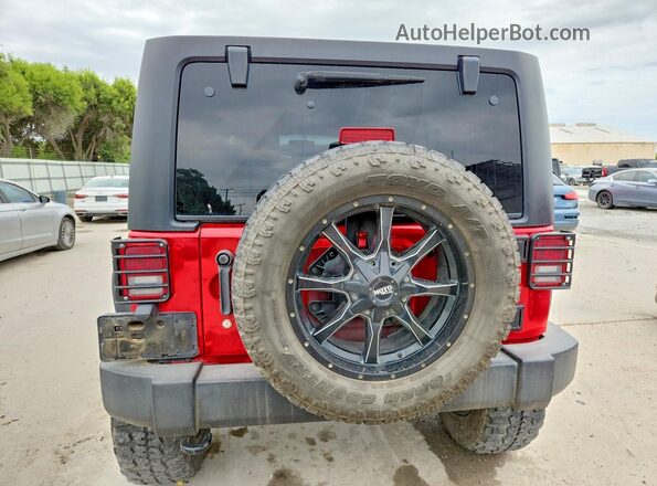 1C4BJWDG4HL684495 2017 JEEP WRANGLER Red Vista trasera