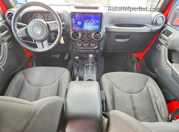 1C4BJWDG4HL684495 2017 JEEP WRANGLER Red Vista del salpicadero