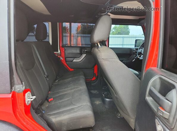 1C4BJWDG4HL684495 2017 JEEP WRANGLER Red Vista interior trasera
