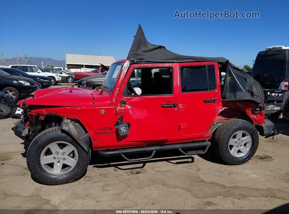 1C4BJWDG4HL719682 2017 JEEP WRANGLER UNLIMITED Красный Панорамный вид салона 360°