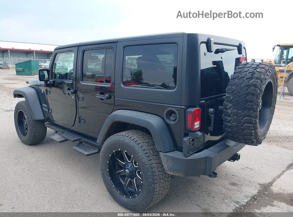 1C4BJWDG5GL243442 2016 JEEP WRANGLER UNLIMITED Black უკანა მარცხენა