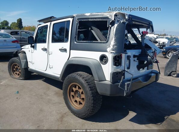 1C4BJWDG5HL720498 2017 JEEP WRANGLER UNLIMITED White Rear left