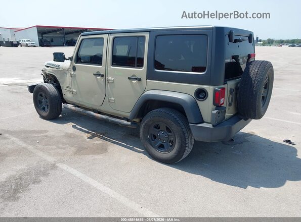 1C4BJWDG5JL858385 2018 JEEP WRANGLER Cream Tył lewy