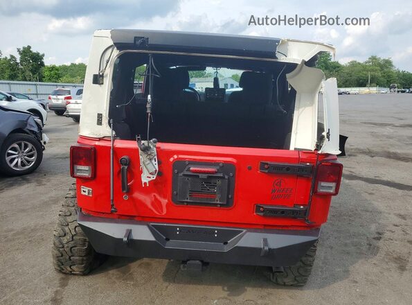 1C4BJWDG5JL869936 2018 JEEP WRANGLER Красный Вид сзади