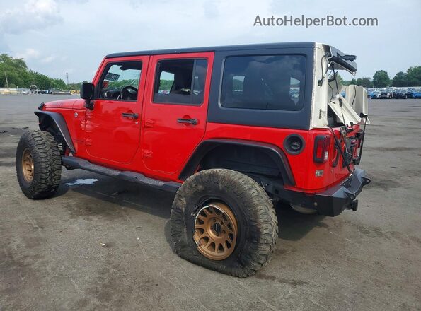 1C4BJWDG5JL869936 2018 JEEP WRANGLER Красный Задняя левая четверть