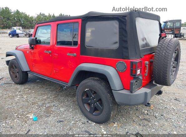 1C4BJWDG6GL105022 2016 JEEP WRANGLER UNLIMITED Красный Задняя левая четверть