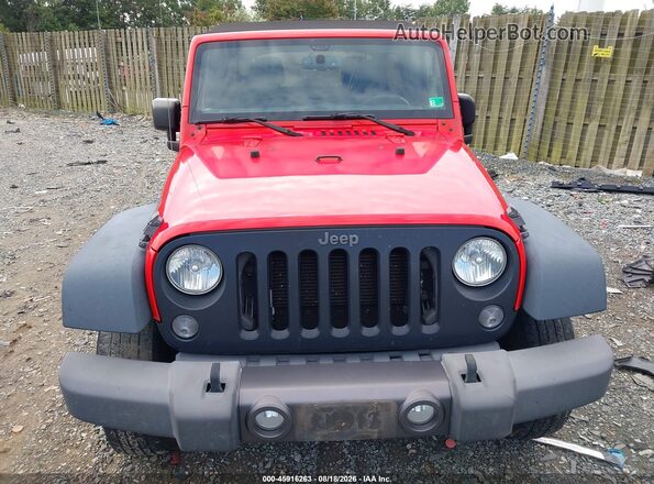 1C4BJWDG6GL105022 2016 JEEP WRANGLER UNLIMITED Красный Вид щитка приборов