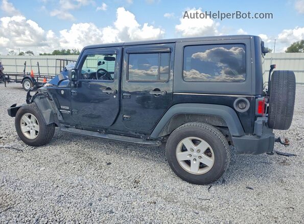 1C4BJWDG6GL115033 2016 JEEP WRANGLER Black Trasero izquierdo