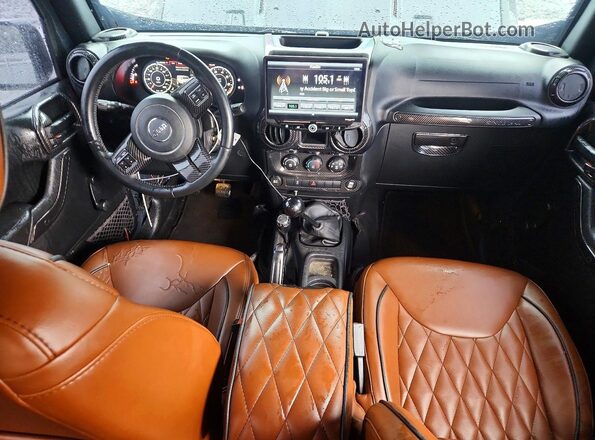 1C4BJWDG6GL231588 2016 JEEP WRANGLER Black Widok deski rozdzielczej