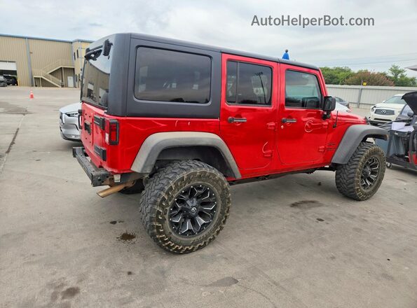 1C4BJWDG6GL260315 2016 JEEP WRANGLER Red Задня права чверть