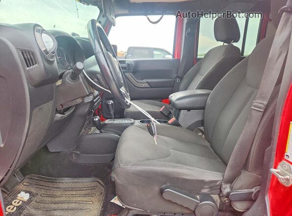 1C4BJWDG6GL260315 2016 JEEP WRANGLER Red Вид салону спереду