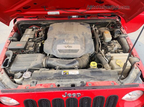 1C4BJWDG6GL260315 2016 JEEP WRANGLER Red Вид задньої частини салону