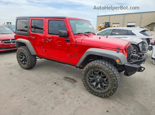 1C4BJWDG6GL260315 2016 JEEP WRANGLER Red Передня права чверть