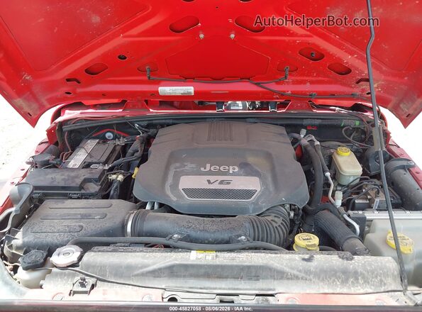1C4BJWDG6HL502795 2017 JEEP WRANGLER UNLIMITED Red Вид ззаду