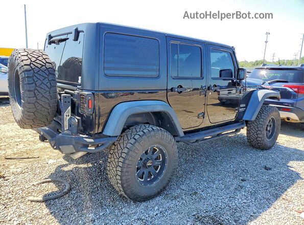 1C4BJWDG7GL155668 2016 JEEP WRANGLER Черный Задняя правая четверть