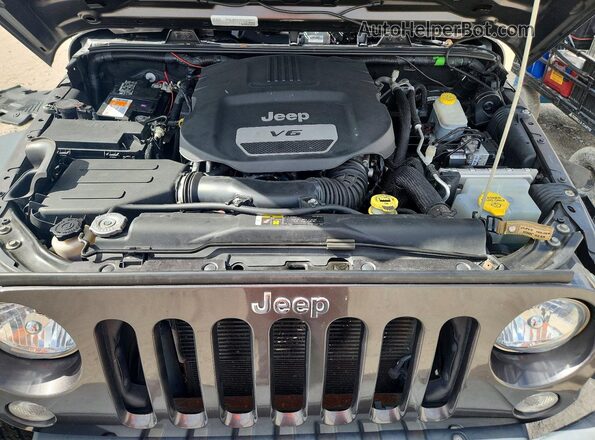 1C4BJWDG7HL732331 2017 JEEP WRANGLER Gray ძრავის განყოფილების ხედი
