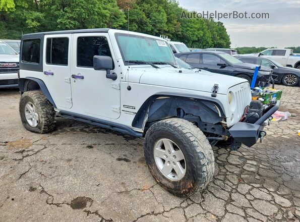 1C4BJWDG7JL809057 2018 JEEP WRANGLER Белый Передняя правая четверть