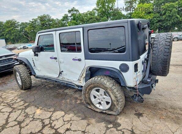 1C4BJWDG7JL809057 2018 JEEP WRANGLER Белый Задняя левая четверть
