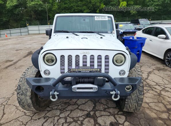 1C4BJWDG7JL809057 2018 JEEP WRANGLER Белый Вид спереди