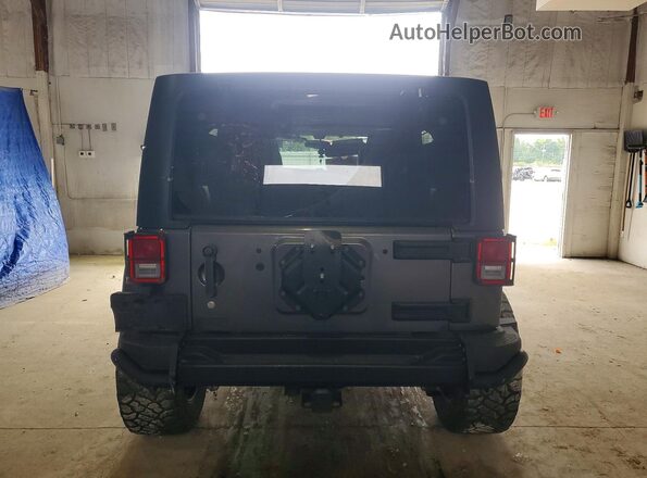 1C4BJWDG7JL847162 2018 JEEP WRANGLER Gray უკანა ხედი