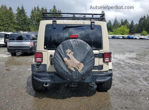 1C4BJWDG7JL892456 2018 JEEP WRANGLER Кремовый Вид сзади
