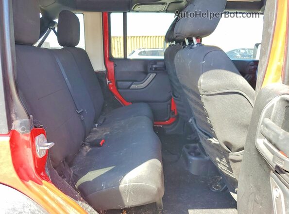1C4BJWDG8GL116216 2016 JEEP WRANGLER Красный Вид задней части салона
