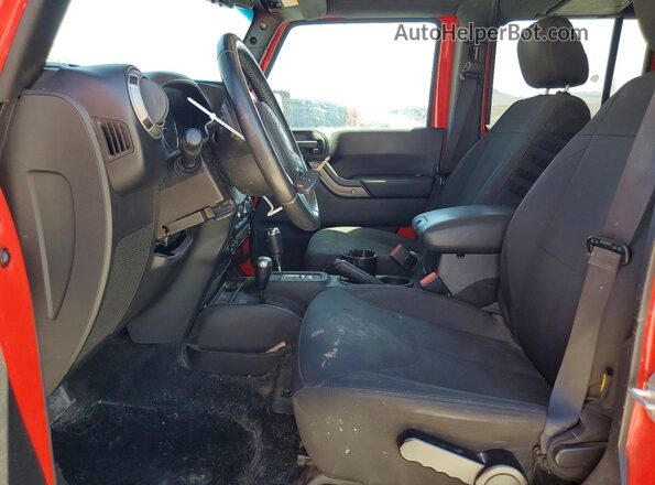 1C4BJWDG8GL116216 2016 JEEP WRANGLER Красный Вид салона спереди