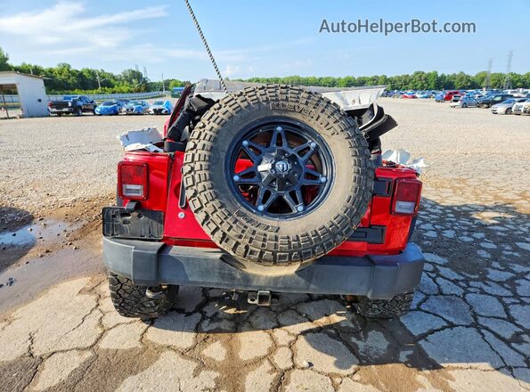 1C4BJWDG8GL146963 2016 JEEP WRANGLER Red Rear view