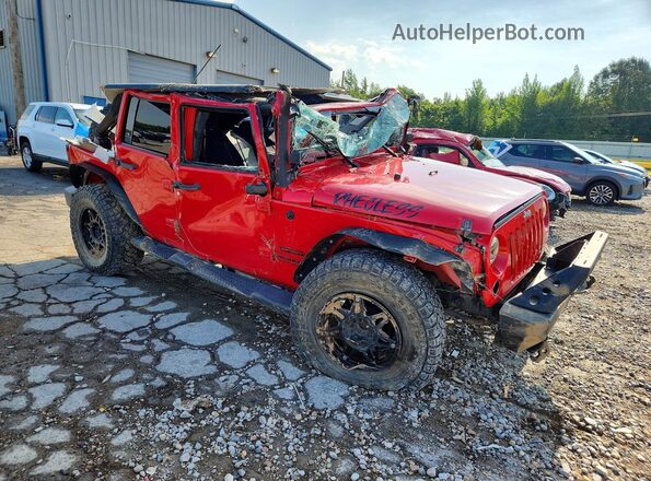 1C4BJWDG8GL146963 2016 JEEP WRANGLER Red Front right