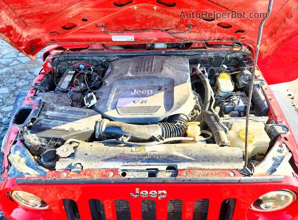 1C4BJWDG8GL146963 2016 JEEP WRANGLER Red Rear interior view