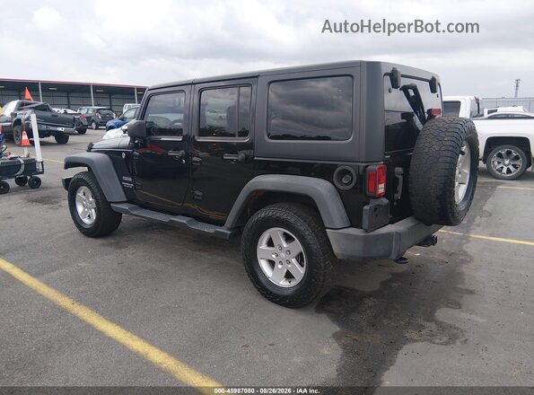 1C4BJWDG8GL148891 2016 JEEP WRANGLER UNLIMITED Black უკანა მარცხენა