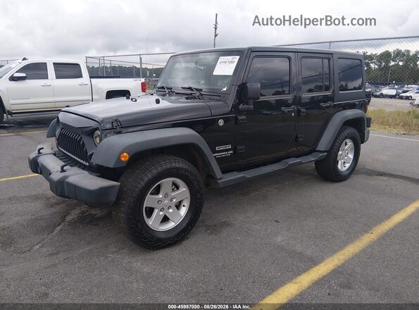 1C4BJWDG8GL148891 2016 JEEP WRANGLER UNLIMITED Black წინა მარცხენა ხედი სამი მეოთხედიდან