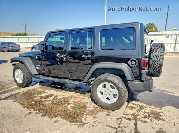 1C4BJWDG8HL695306 2017 JEEP WRANGLER Black უკანა მარცხენა