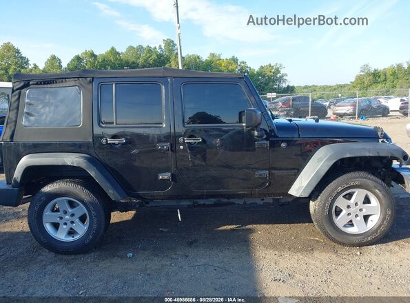 1C4BJWDG9GL143067 2016 JEEP WRANGLER UNLIMITED Black Вид задньої частини салону